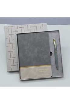 Evimdeyokyok Öğretmenler Gününe Özel Deri Defter Ve Kalem Set