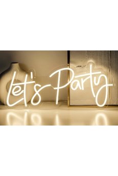 Evimdeyokyok Let S Party Yazılı Neon Led