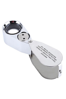 Evimdeyokyok Kontrol, Için Özel Kutulu Metal Işıklı Lup 40X25