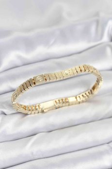 Evimdeyokyok Gold Renk Vip Seri Bileklik Tj-Bb8078