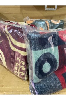 Başaran tekstil Çift Kişilik Lüks Peluş Uşak Battaniyesi- 3 KG.
