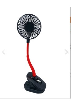 Evimdeyokyok Portatif Işıklı Mini Klipsli Fan