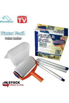 Evimdeyokyok Pintar Facil Pratik Damlatmayan Boya Rulosu Ve Fırçası