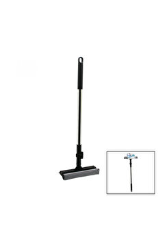 Go İthalat 2İn1 Başlı=Çekpas - Fi̇le Kaplı Sünger Çok Amaçlı Yüzey Temi̇zli̇k Mop - Camsi̇l Ki̇li̇tli̇ Uzayan Metal Sa