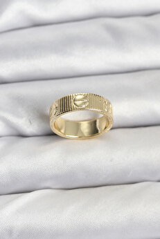 Clari̇ss Harmonyaura Gold Renk Model Kadın Yüzük
