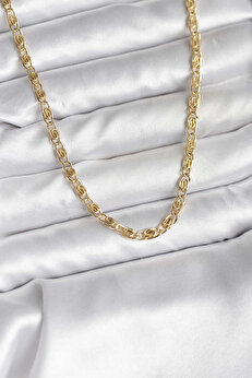 Olmi̇ra Store 14K Gold Renk Kaplama Zi̇nci̇r Model Cm Kadın Kolye