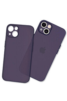 Buti̇k İphone 14 Plus Kılıf Puma Si̇li̇kon - Koyu Mor-(5796)