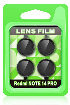 Buti̇k Xi̇aomi̇ Redmi̇ Note 14 Pro 5G Raze Metal Kamera Lens - Si̇yah-(5796)