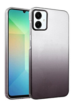 Buti̇k Samsung Galaxy A06 Glossy Kapak - Si̇yah-(5796)