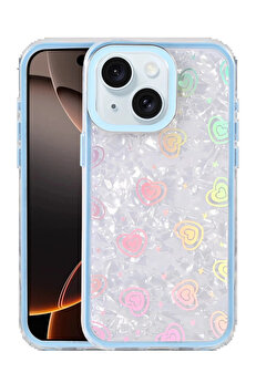 Buti̇k Apple İphone 15 Lumi̇ Desenli̇ Kapak - Yeşi̇l-(5796)