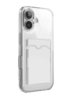 Buti̇k Apple İphone 17 Kart Şeffaf Si̇li̇kon - Şeffaf-(5796)