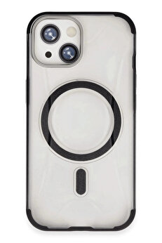 Buti̇k İphone 15 Hi̇lton Magsafe Kapak - Si̇yah-(5796)