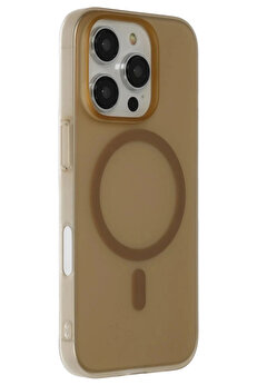 Buti̇k İphone 16 Pro Max Tuna Pc Sli̇m Magsafe Kapak - Çöl Ti̇tanyum-(5796)