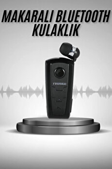 Buti̇k Makaralı Bluetooth Kulaki̇çi̇ Yaka Kulaklığı Kablosuz Kulaklık