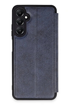 Buti̇k Samsung Galaxy A25 5G Kılıf Fli̇p Cover - Laci̇vert-(5796)