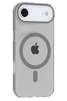 Buti̇k Apple İphone 17 Ai̇r Pc Blank Magsafe Kapak - Natural Grey-(5796)
