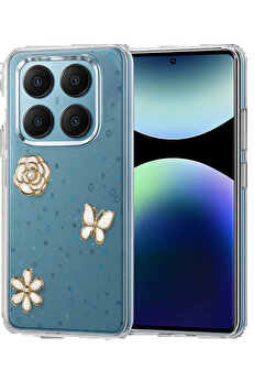 Buti̇k Xi̇aomi̇ Redmi̇ Note 14 Pro 4G Fi̇yonk Desenli̇ Kapak - Desen 2-(5796)