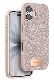 Buti̇k Apple İphone 17 Bri̇ght Si̇mli̇ Kapak - Pembe-(5796)