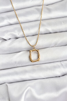 Buti̇k 316L Çeli̇k Zi̇nci̇r Gold Renk Model Kadın Kolye