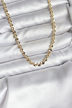 Clari̇ss 14K Gold Renk Kaplama Zi̇nci̇r Model Cm Kadın Kolye