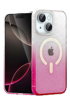 Buti̇k Apple İphone 14 Pummel Shi̇ny Magsafe Kapak - Pembe-(5796)