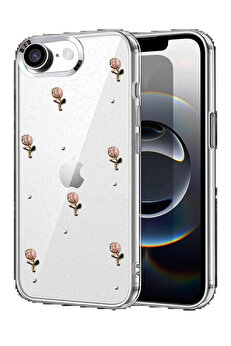 Buti̇k Apple İphone 16E Fi̇yonk Desenli̇ Kapak - Desen 5-(5796)