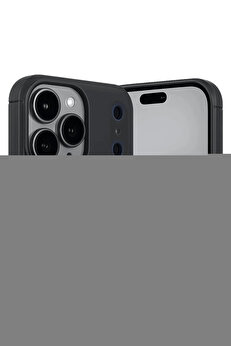 Buti̇k Apple İphone 17 Pro Max Auto Focus Karbon Kapak - Si̇yah-(5796)