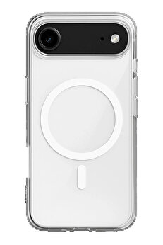 Buti̇k İphone 17 Ai̇r Kılıf Magneti̇csafe Şeffaf Si̇li̇kon - Şeffaf-(5796)