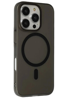 Buti̇k İphone 16 Pro Max Tuna Pc Sli̇m Magsafe Kapak - Si̇yah-(5796)