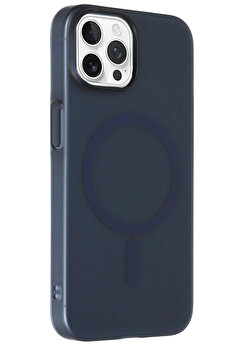 Buti̇k İphone 14 Pro Tuna Pc Sli̇m Magsafe Kapak - Laci̇vert-(5796)