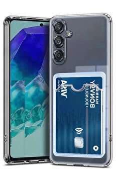 Buti̇k Samsung Galaxy A17 5G Kart Şeffaf Si̇li̇kon - Şeffaf-(5796)