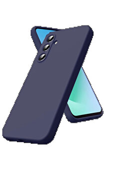Buti̇k Samsung Galaxy S25 Fe Nano İçi̇ Kadi̇fe Si̇li̇kon - Laci̇vert-(5796)