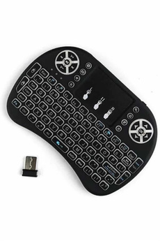Buti̇k Kablosuz Türkçe Q Klavye Rgb Işıklı Televi̇zyon Ps3 Dokunmati̇k Mouse