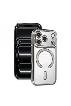 Byhodi̇ Apple İphone 17 Pro Joke Si̇mli̇ Magneti̇csafe Kılıf - Gümüş
