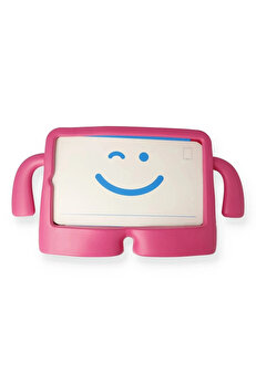 Kazan Hobi̇ Samsung Galaxy Tab A9 Plus Kılıf Karakter Tablet Si̇li̇kon - Pembe-(5796)