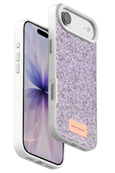 Buti̇k Apple İphone 17 Ai̇r Bri̇ght Si̇mli̇ Kapak - Li̇la-(5796)