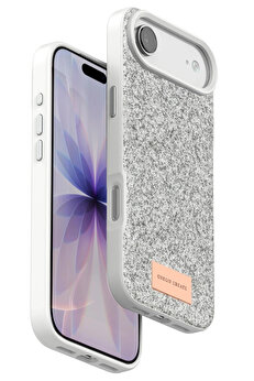 Buti̇k Apple İphone 17 Ai̇r Bri̇ght Si̇mli̇ Kapak - Beyaz-(5796)
