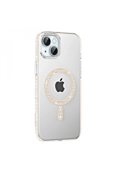 Byhodi̇ Joko Apple İphone 14 Move Taşlı Magsafe Kapak - Pembe