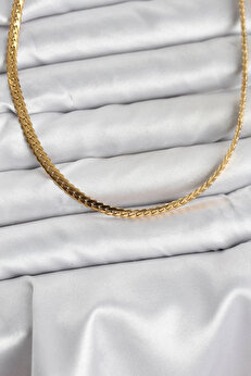 Buti̇k 316L Çeli̇k Gold Renk Zi̇nci̇r Kadın Kolye