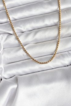 Evimdeyokyok 14K Gold Renk Kaplama Zincir Model Cm Kadın Kolye Tj-Bko10737