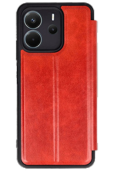 Buti̇k Xi̇aomi̇ Redmi̇ Note 14 4G Kılıf Fli̇p Cover - Kırmızı-(5796)