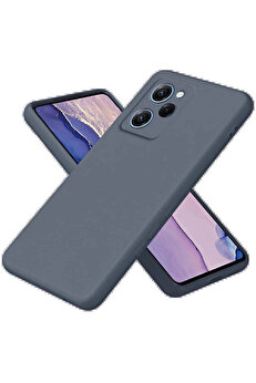 Buti̇k Xi̇aomi̇ Poco X5 Pro 5G Nano İçi̇ Kadi̇fe Si̇li̇kon - Gri̇-(5796)