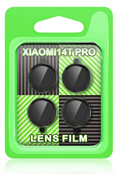 Buti̇k Xi̇aomi̇ Mi̇ 14T Pro Raze Metal Kamera Lens - Si̇yah-(5796)