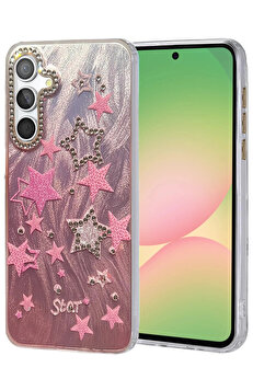 Buti̇k Samsung Galaxy A56 Kılıf Blade Aynalı Desenli̇ Kapak - Desen 7-(5796)