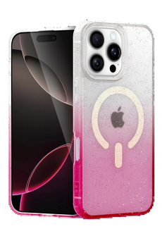 Buti̇k Apple İphone 16 Pro Max Pummel Shi̇ny Magsafe Kapak - Pembe-(5796)