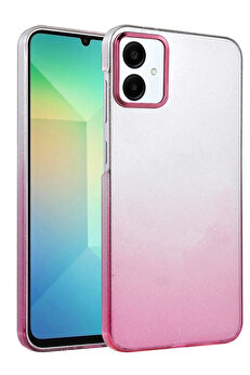 Buti̇k Samsung Galaxy A06 Glossy Kapak - Pembe-(5796)