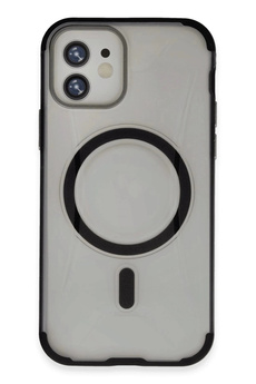 Buti̇k İphone 11 Hi̇lton Magsafe Kapak - Si̇yah-(5796)