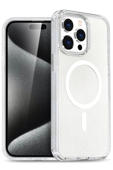 Buti̇k Apple İphone 14 Pro Max Star Magsafe Kapak - Şeffaf-(5796)