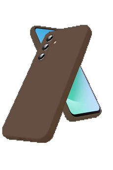 Buti̇k Samsung Galaxy S25 Fe Fi̇rst Si̇li̇kon - Kahverengi̇-(5796)