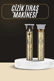 Buti̇k Tıraş Maki̇nesi̇ Şarjlı Çi̇zi̇k Tıraş Paslanmaz Çeli̇k Bıçaklı 4 Taraklı